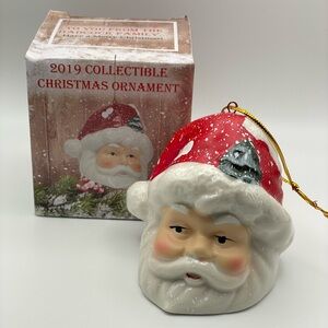 2019 collectible Christmas Santa ornament
